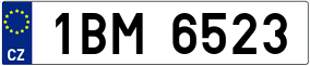 Truck License Plate